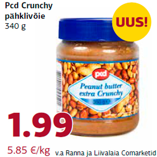 Allahindlus - Pcd Crunchy pähklivõie 340 g