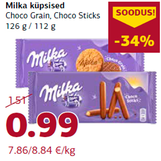 Allahindlus - Milka küpsised