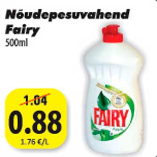 Allahindlus - Nõudepesuvahend Fairy 500 ml