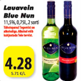 Allahindlus - Lauavein Blue Nun 11,5%,0,75L