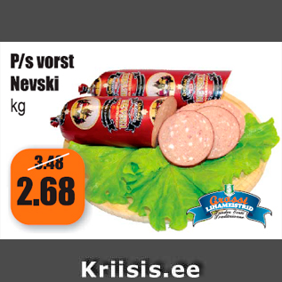 Allahindlus - P/s vorst Nevski kg