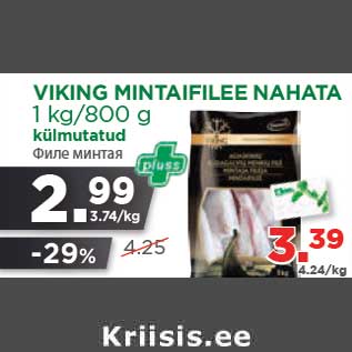 Allahindlus - VIKING MINTAIFILEE NAHATA 1 kg/800 g