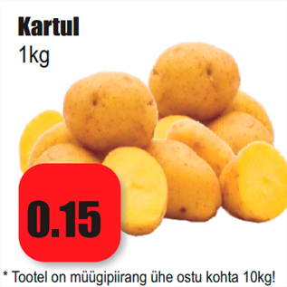 Allahindlus - Kartul 1kg