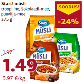 Allahindlus - Start! müsli