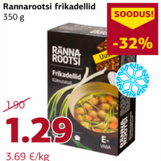 Allahindlus - Rannarootsi frikadellid 350 g