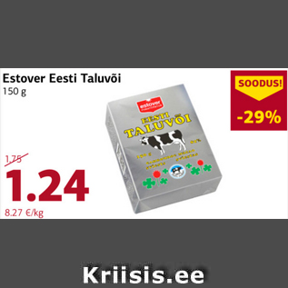 Allahindlus - Estover Eesti Taluvõi 150 g