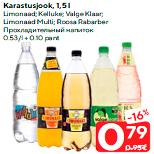 Allahindlus - Karastusjook, 1,5 l