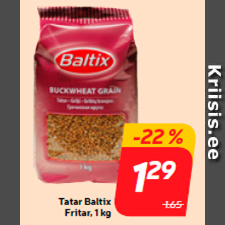 Allahindlus - Tatar Baltix Fritar, 1 kg