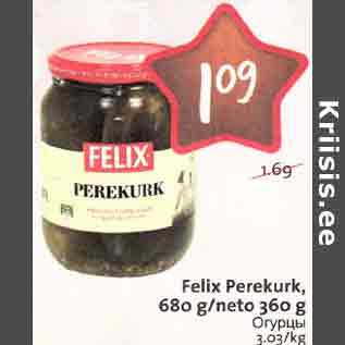 Allahindlus - Felix Perekurk, 680g/neto 360 g