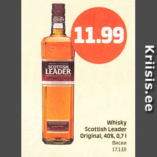 Allahindlus - Whisky Scottish Leader Original