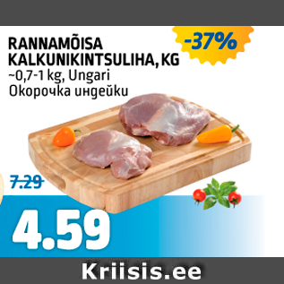 Allahindlus - RANNAMÕISA KALKUNIKINTSULIHA, KG