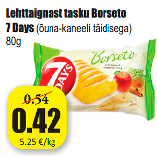 Allahindlus - Lehttaignast tasku Borseto 7 Days