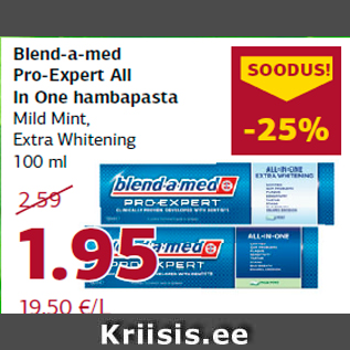 Allahindlus - Blend-a-med Pro-Expert All In One hambapasta