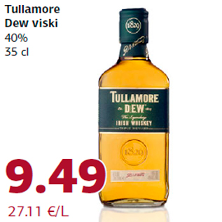 Allahindlus - Tullamore Dew viski