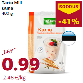 Allahindlus - Tartu Mill kama 400 g