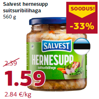 Allahindlus - Salvest hernesupp suitsuribilihaga 560 g