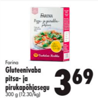 Allahindlus - Farina Gluteenivaba pitsa- ja pirukapõhjasegu 300 g