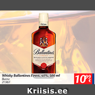 Allahindlus - Whisky Ballantines Finest