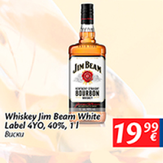 Allahindlus - Whiskey Jim Beam White Label 4YO