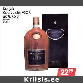 Allahindlus - Konjak Courvoisier VCOP, 40%,50 сl