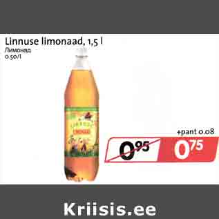 Allahindlus - Linnuse limonaad, 1,5 l