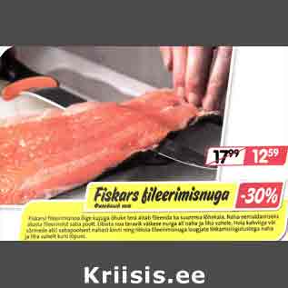 Allahindlus - Fiskars fileerimisnuga