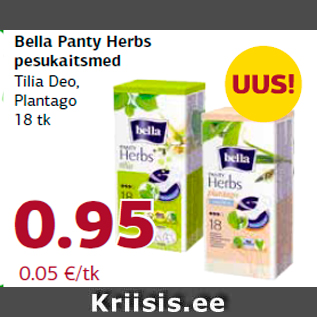 Allahindlus - Bella Panty Herbs pesukaitsmed