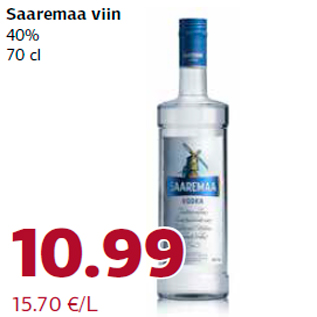 Allahindlus - Saaremaa viin 40% 70 cl