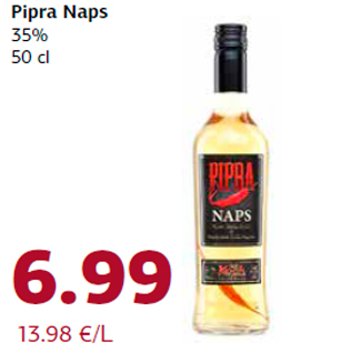 Allahindlus - Pipra Naps 35% 50 cl