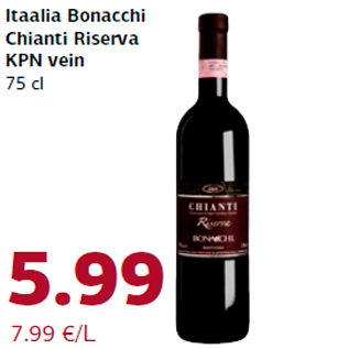 Allahindlus - Itaalia Bonacchi Chianti Riserva KPN vein 75 cl