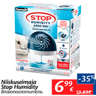 Allahindlus - Niiskuseimaja Stop Humidity