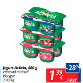 Allahindlus - Jogurt Activia, 480 g