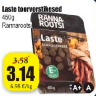 Allahindlus - Laste toorvorstikesed 450 g