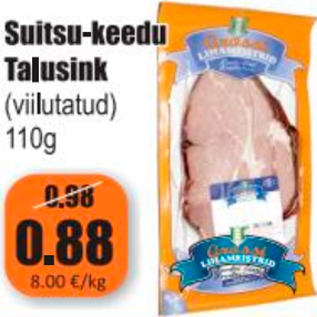 Allahindlus - Suitsu-keedu Talusink