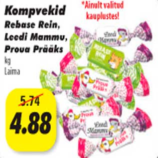 Allahindlus - Kompvekid Rebese Rein, Leedi Mammu, Proua Prääks kg Laima