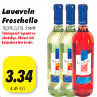 Allahindlus - Lauavein Franschello 10,5%,0,75l, 3sorti