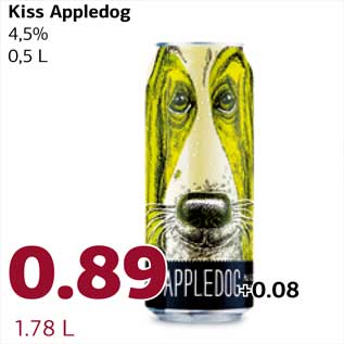 Allahindlus - Kiss Appledog 4,5% 0,5 L