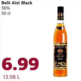 Allahindlus - Belii Aist Black 36% 50 cl