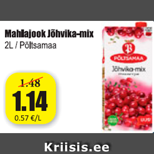 Allahindlus - Mahlajook Jõhvika-mix