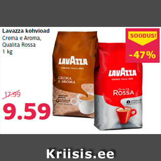 Allahindlus - Lavazza kohvioad