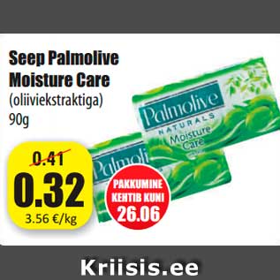 Allahindlus - Seep Palmolive Moisture Care