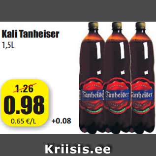 Allahindlus - Kali Tanheiser 1,5L