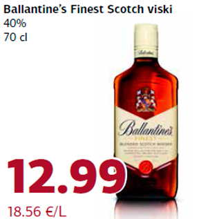 Allahindlus - Ballantine’s Finest Scotch viski 40% 70 cl