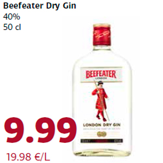 Allahindlus - Beefeater Dry Gin 40% 50 cl