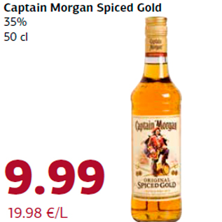 Allahindlus - Captain Morgan Spiced Gold 35% 50 cl