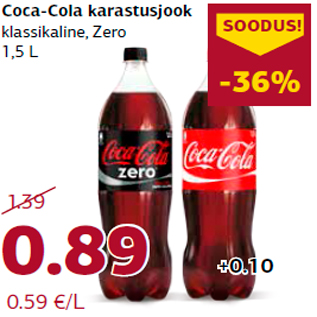 Allahindlus - Coca-Cola karastusjook