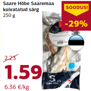 Allahindlus - Saare Hõbe Saaremaa kuivatatud särg 250 g