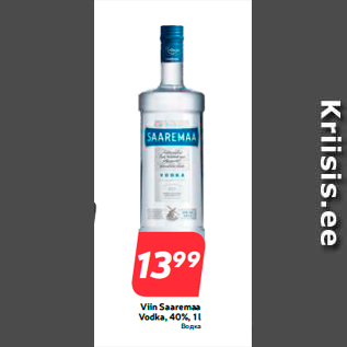 Allahindlus - Viin Saaremaa Vodka, 40%, 1 l