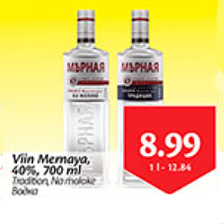 Allahindlus - Viin Mernaya 40%, 700 ml