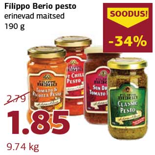 Allahindlus - Filippo Berio pesto